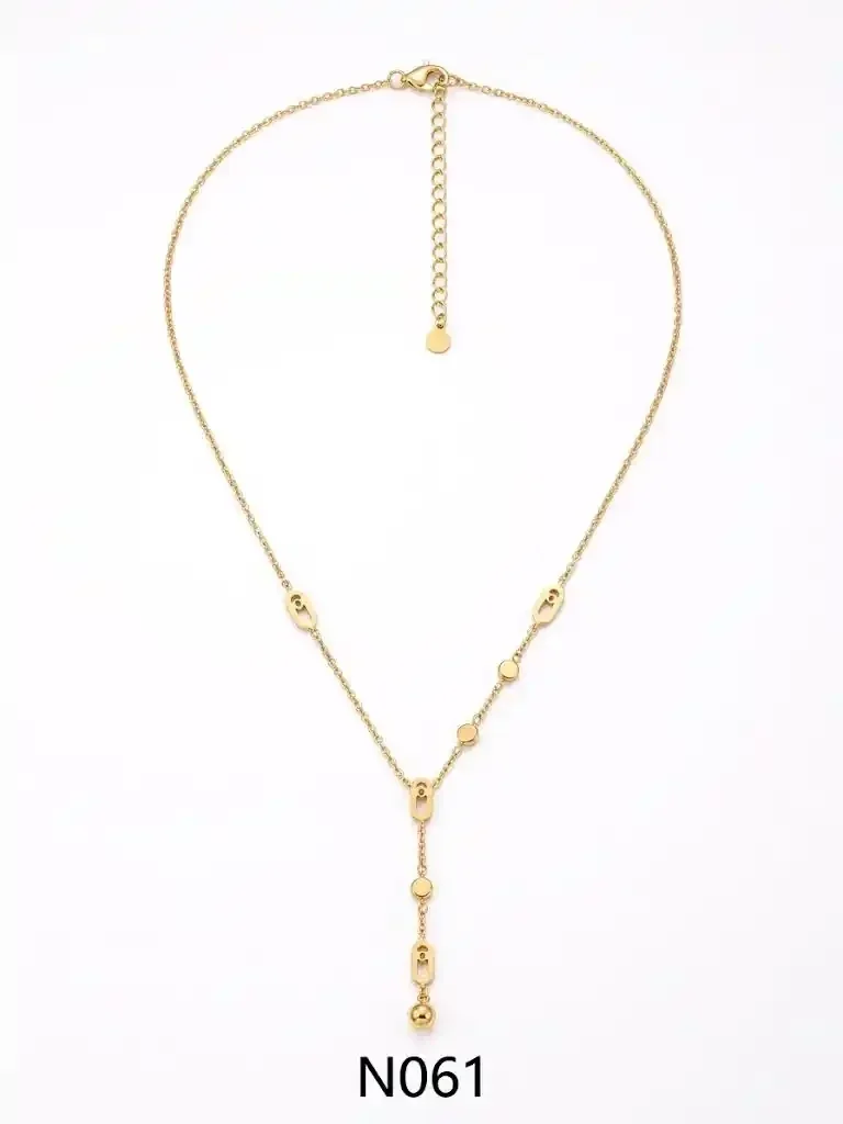 NECKLACE STAINLESS STEEL GOLD N061G