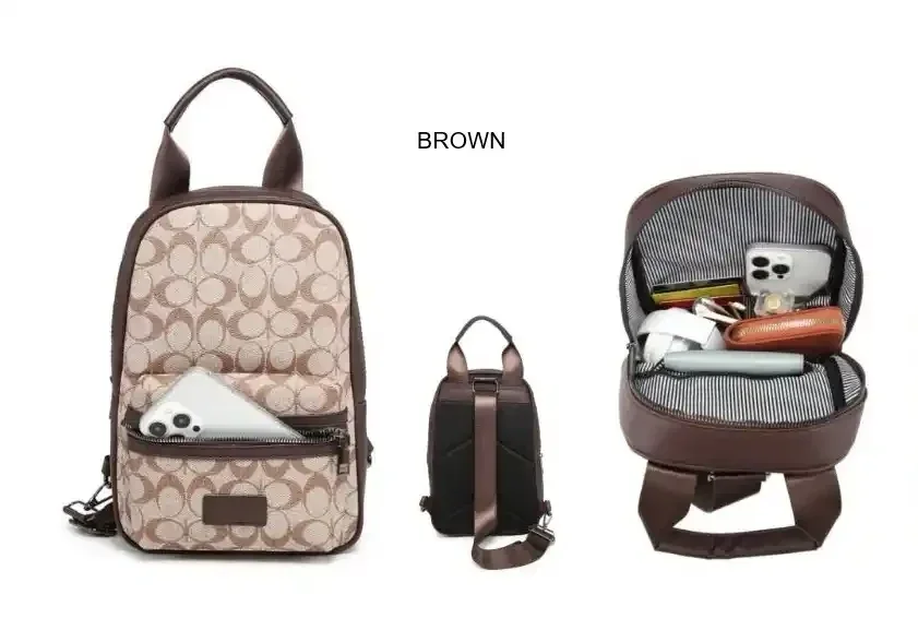 BACKPACK FASHION  4698 BROWN