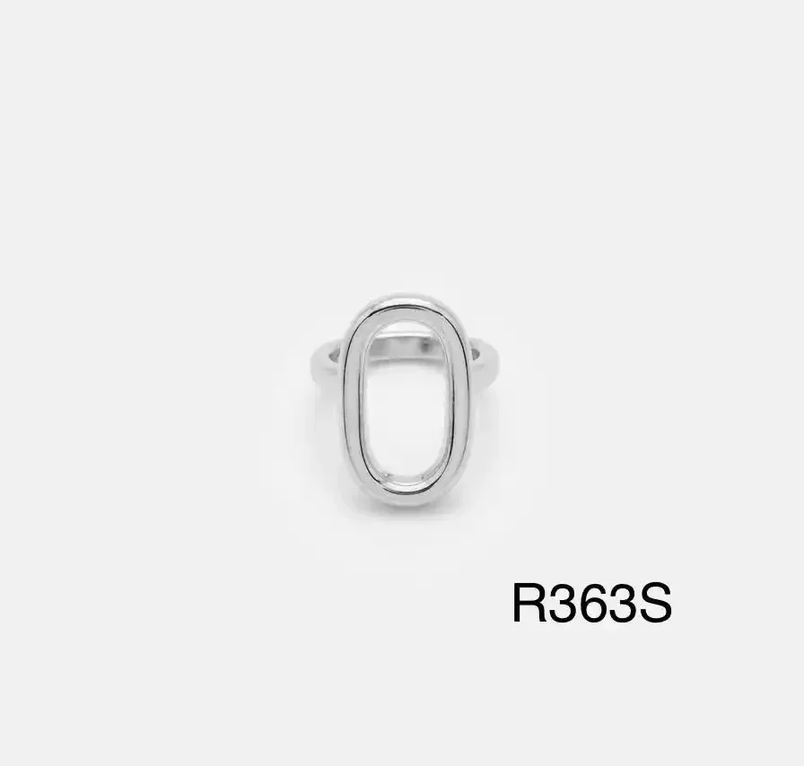 RING STAINLESS STEEL SILVER R363S