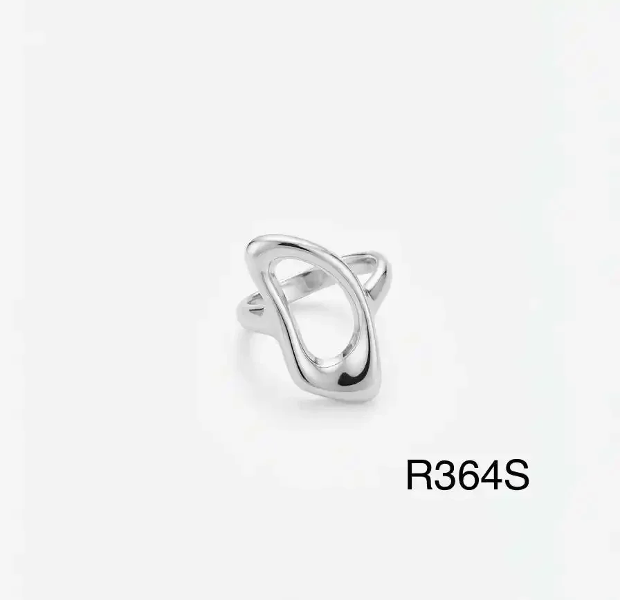 RING STAINLESS STEEL SILVER R364S