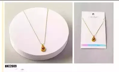 NECKLACE STAINLESS STEEL GOLD 2009