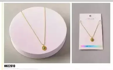 NECKLACE STAINLESS STEEL GOLD 2010