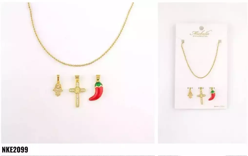 NECKLACE (ROSARIO) STAINLESS STEEL 2099