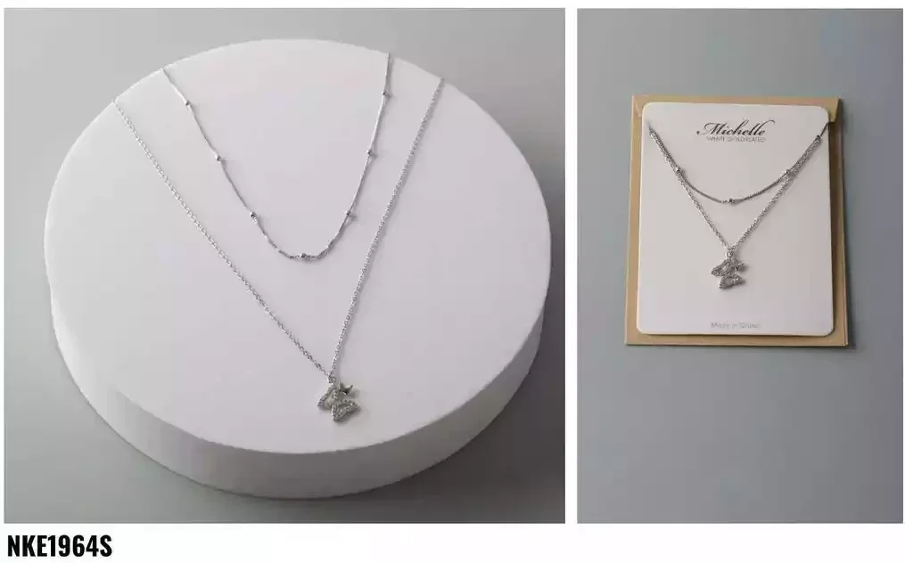 NECKLACE STAINLESS STEEL SILVER 1964