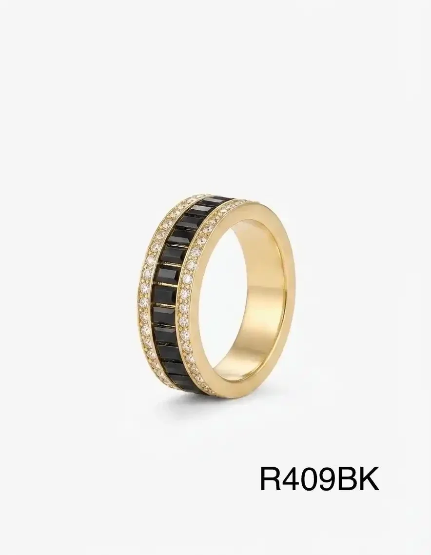 RING STAINLESS STEEL BLACK R409BK