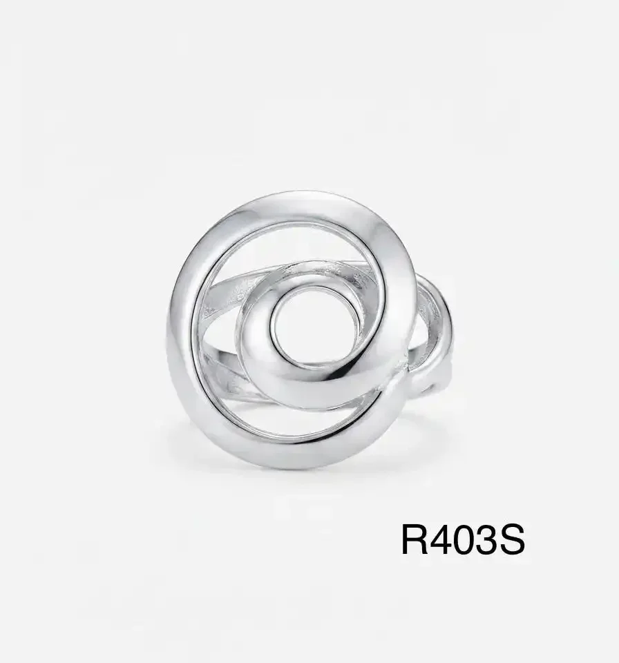 RING STAINLESS STEEL SILVER R403S