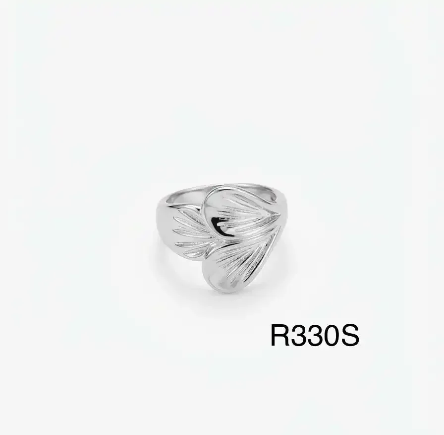 RING STAINLESS STEEL SILVER R330S