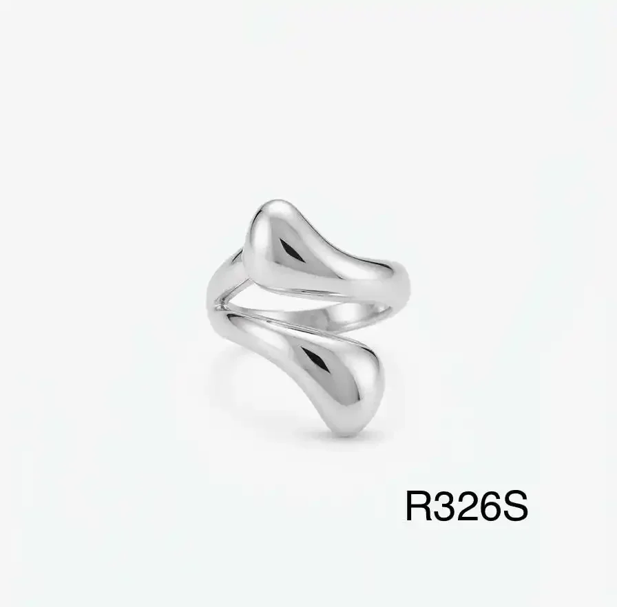 RING STAINLESS STEEL SILVER R326S