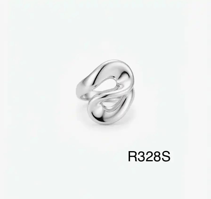 RING STAINLESS STEEL SILVER R328S