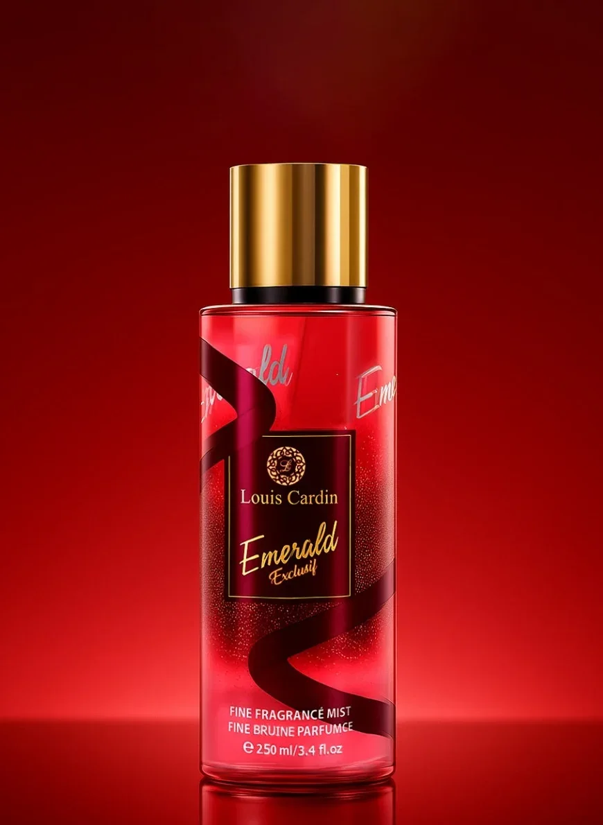 Louis Cardin Emerald Red Fine Fragrance Body Mist 250ml
