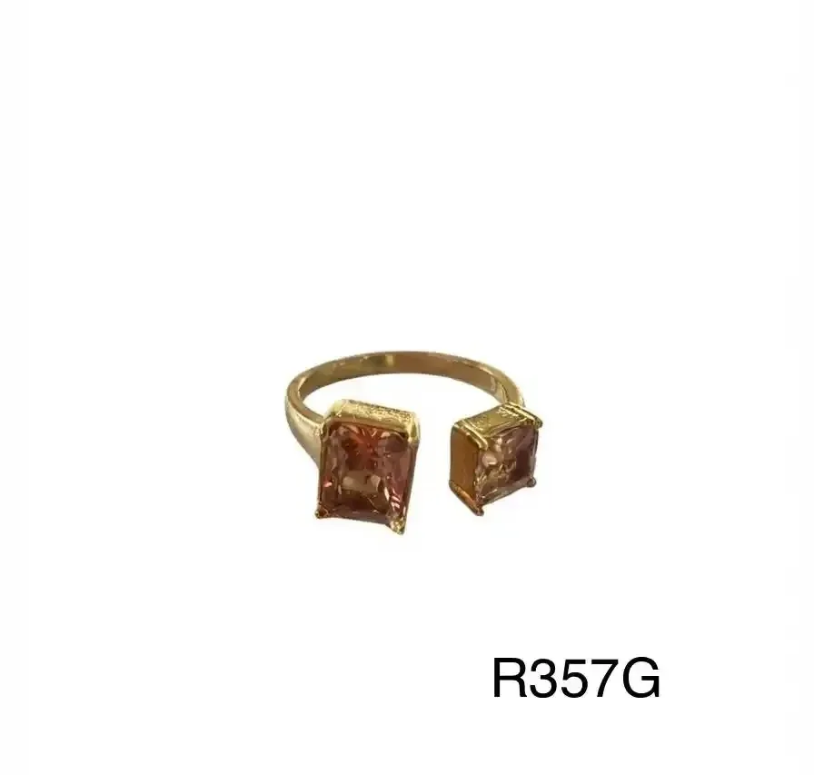 RING STAINLESS STEEL GOLD R357G