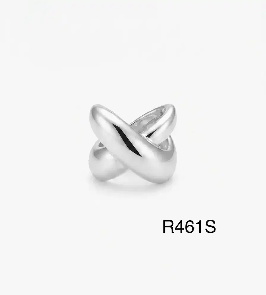 RING STAINLESS STEEL SILVER R461S