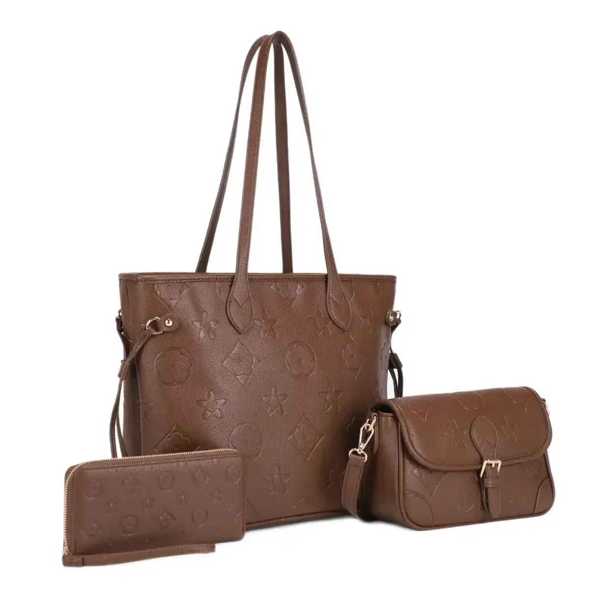 CARTERA FASHION SET 31340A COFFEE