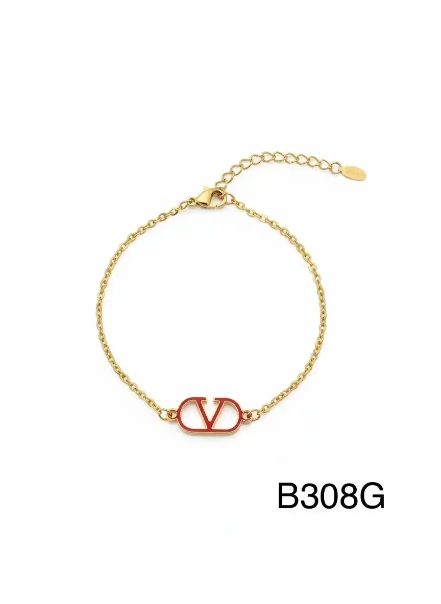 STAINLESS STEEL BRAZALETE GOLD B308G