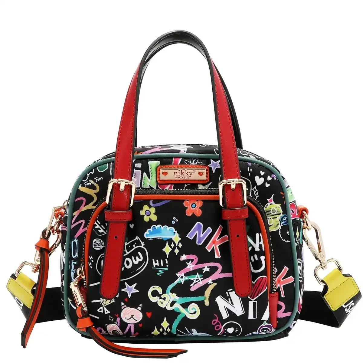 NIKKY HANDBAG NK13140 JUST FOR FUN BLACK