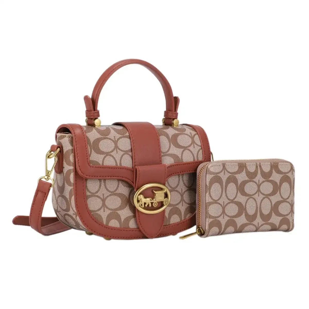 CARTERA FASHION SET 20896 BROWN