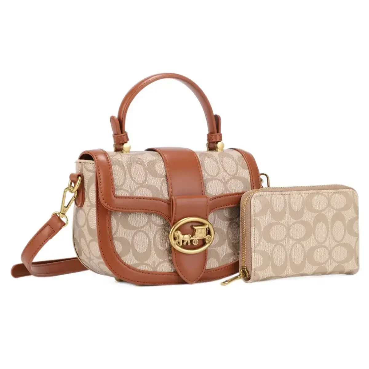 CARTERA FASHION SET 20896 TAUPE / BROWN