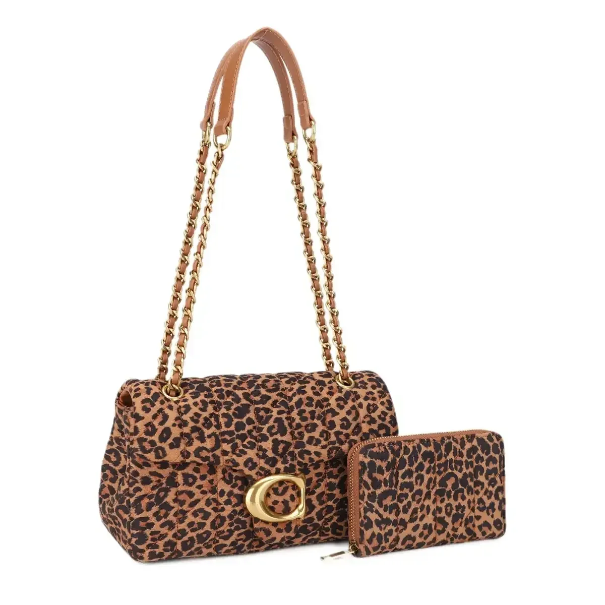 CARTERA FASHION 20700A SET LEOPARD/ BROWN
