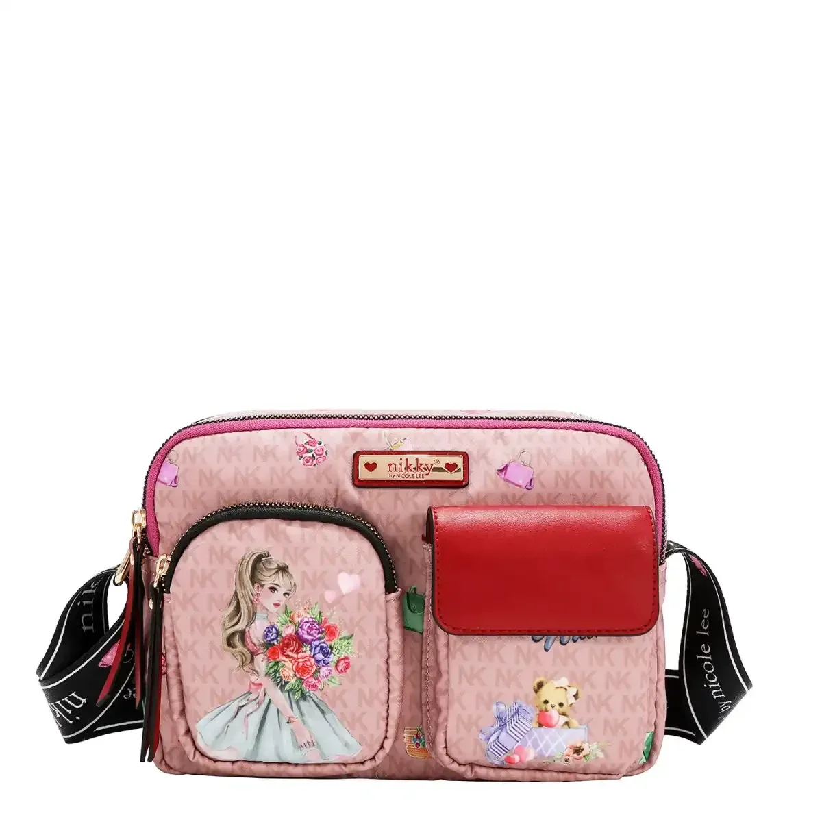 CARTERA NIKKY CROSSBODY NK13232 GLAMOROUS WALK PINK