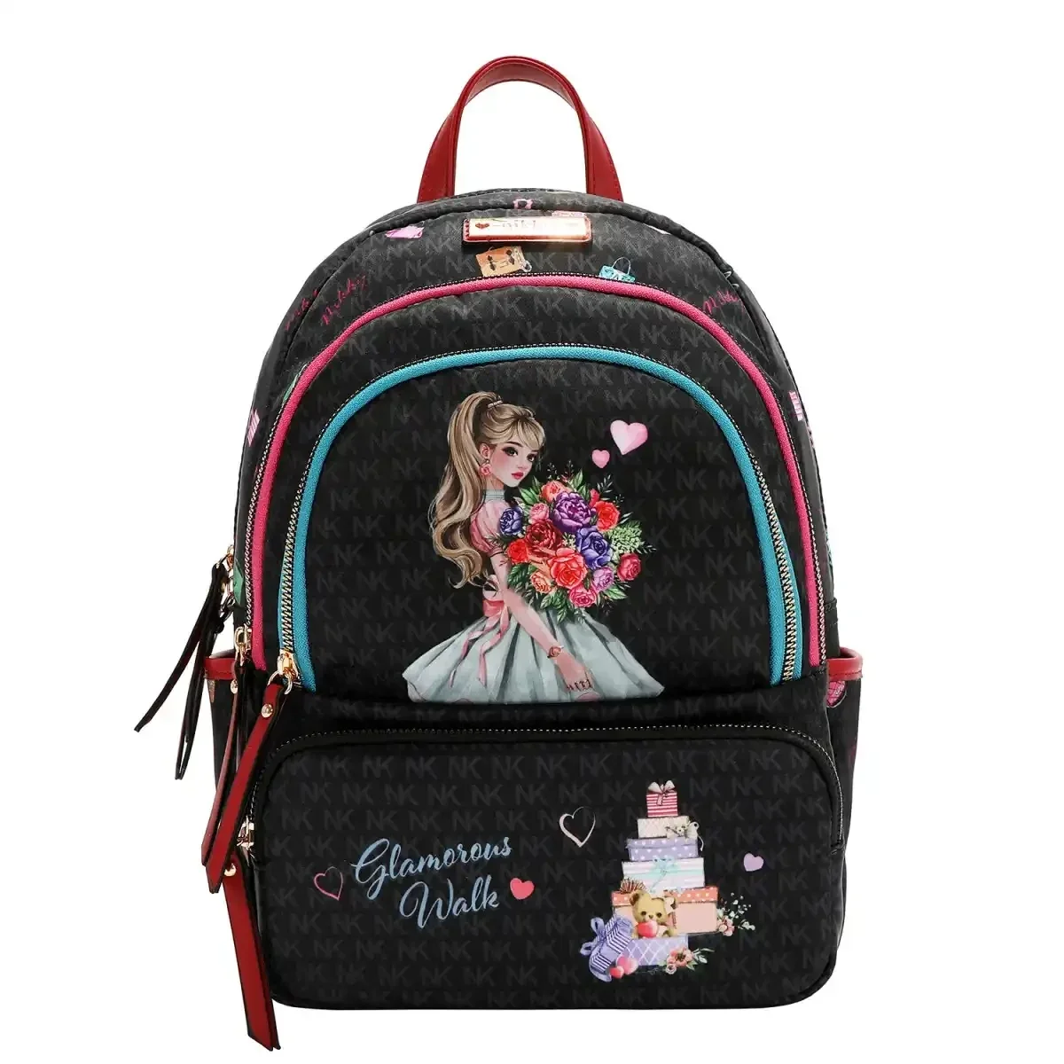 BACKPACK NIKKY NK13233 GLAMOROUS WALK BLACK