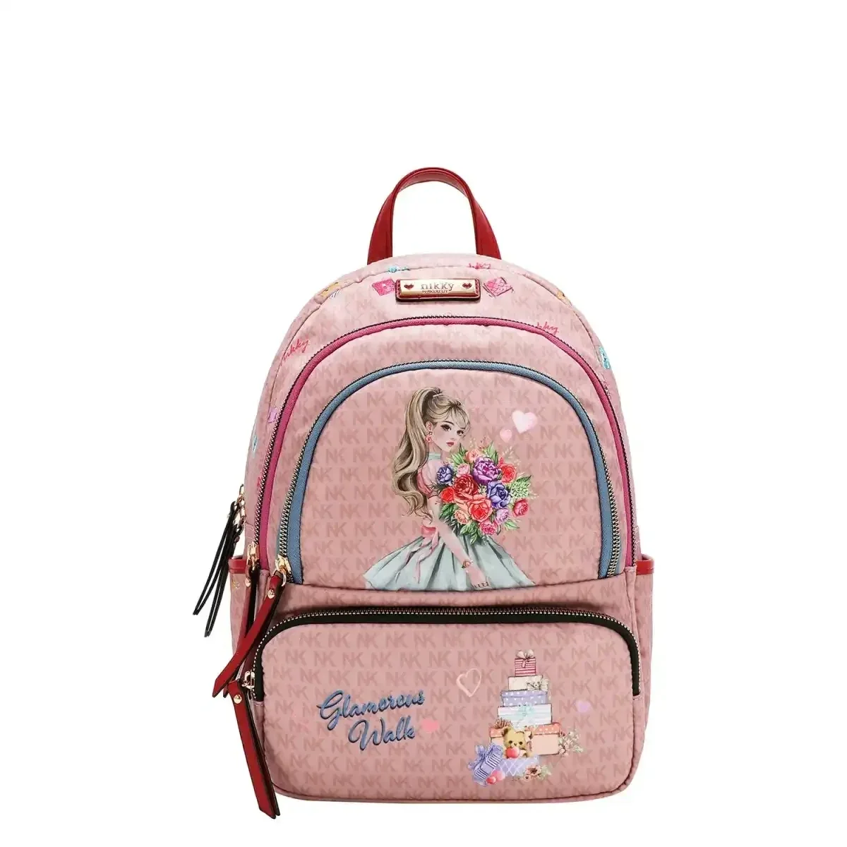 BACKPACK NIKKY NK13233 GLAMOROUS WALK PINK