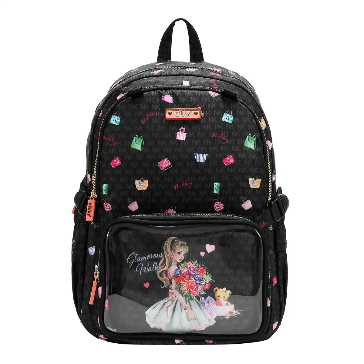 BACKPACK NIKKY NK13239 GLAMOROUS WALK BLACK