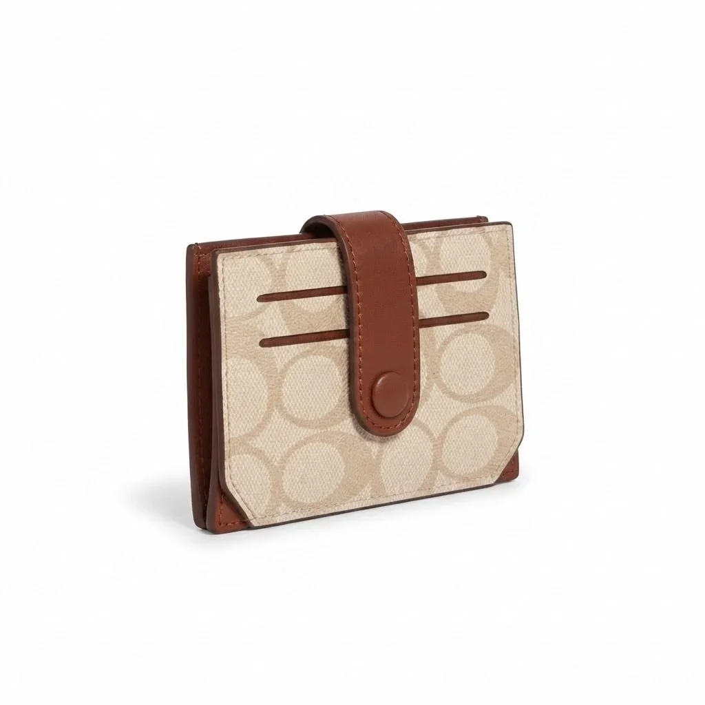 WALLET FASHION TW0246 TAUPE / RED BROWN