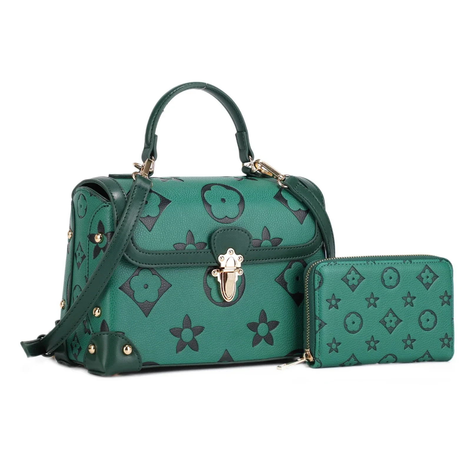CARTERA FASHION SET 2PCS 5721 HIGH GREEN