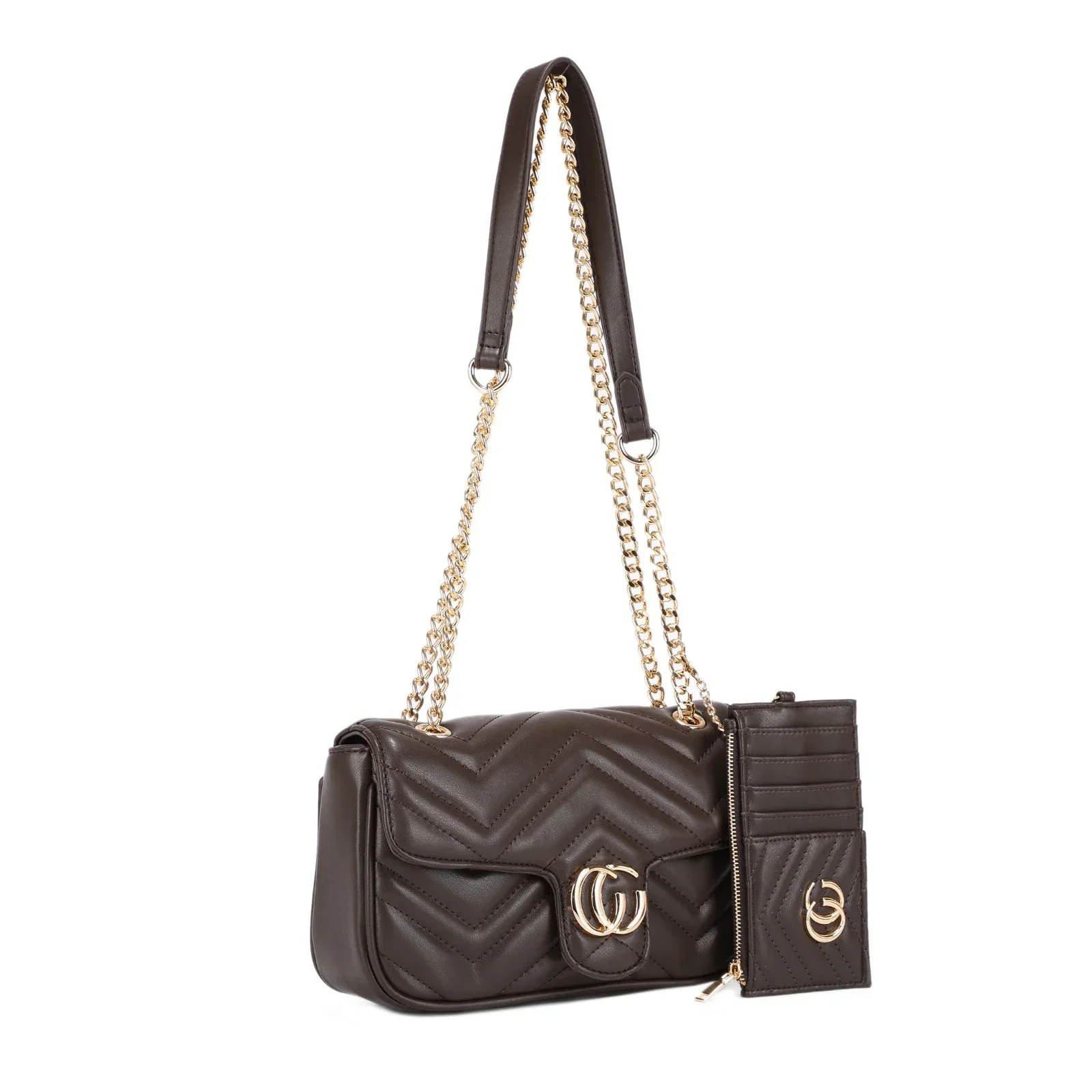 CARTERA FASHION SET 2PCS 20760 COFFEE