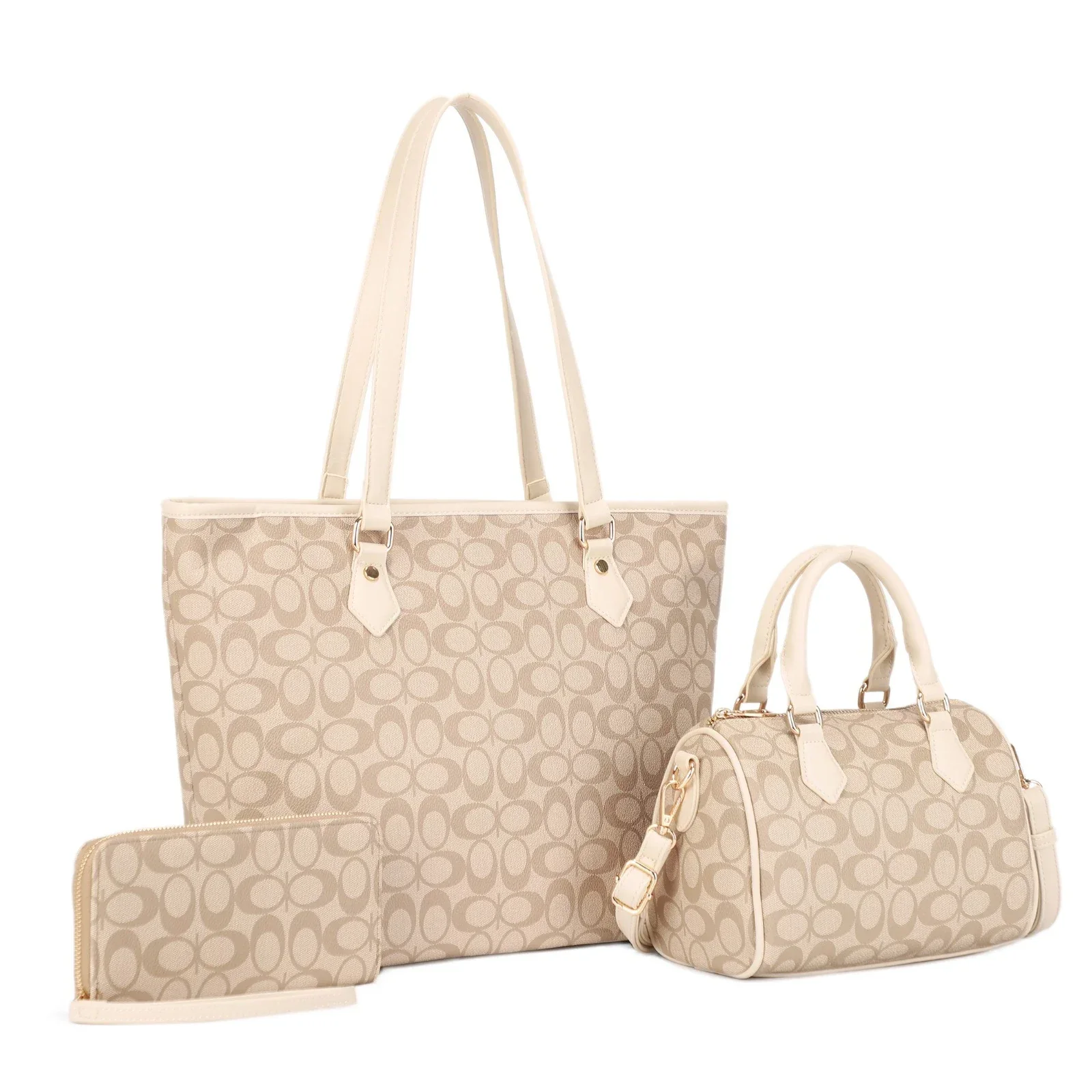 CARTERA FASHION SET 3PCS 31959 TAUPE / BEIGE