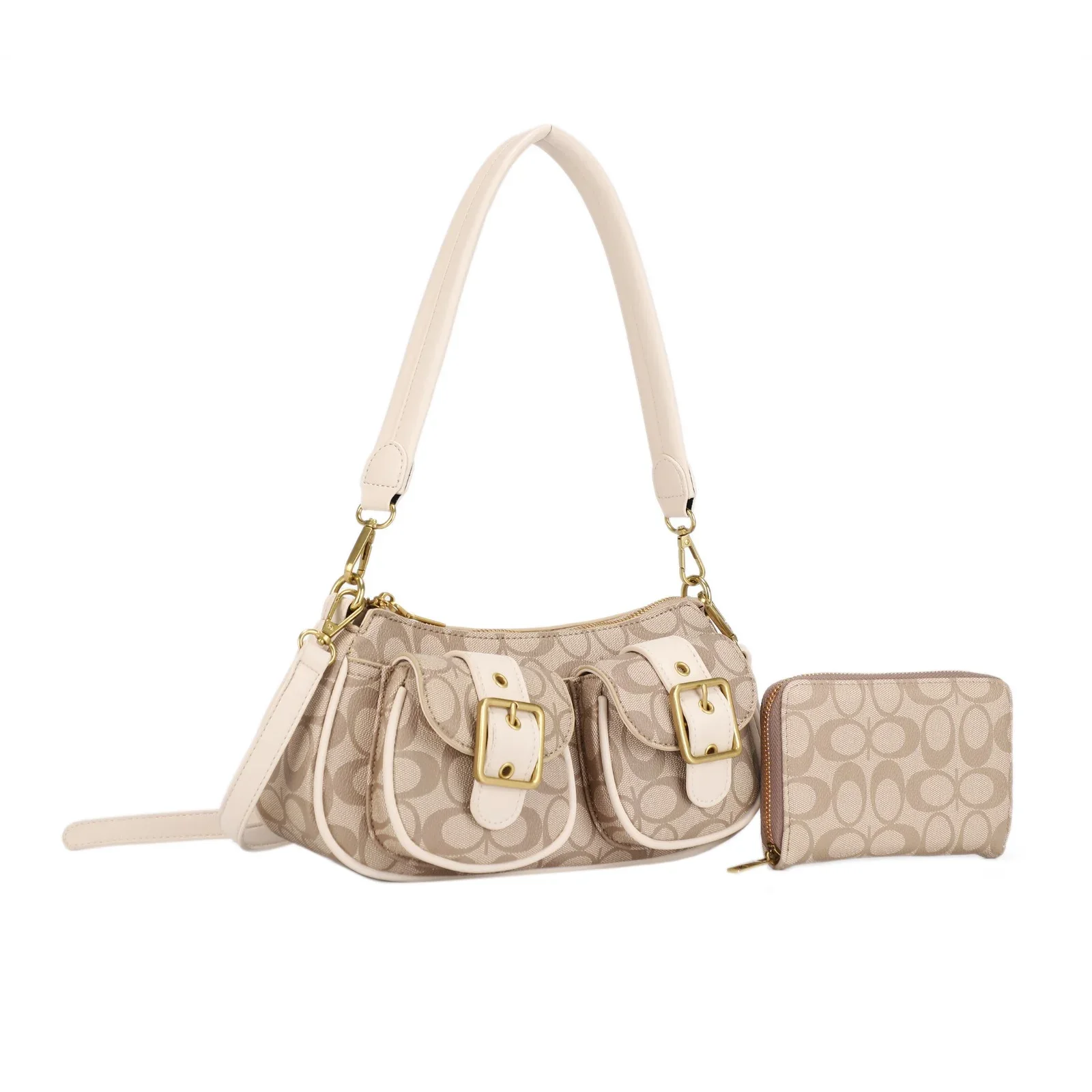 CARTERA FASHION SET 2PCS 5702 TAUPE / BEIGE