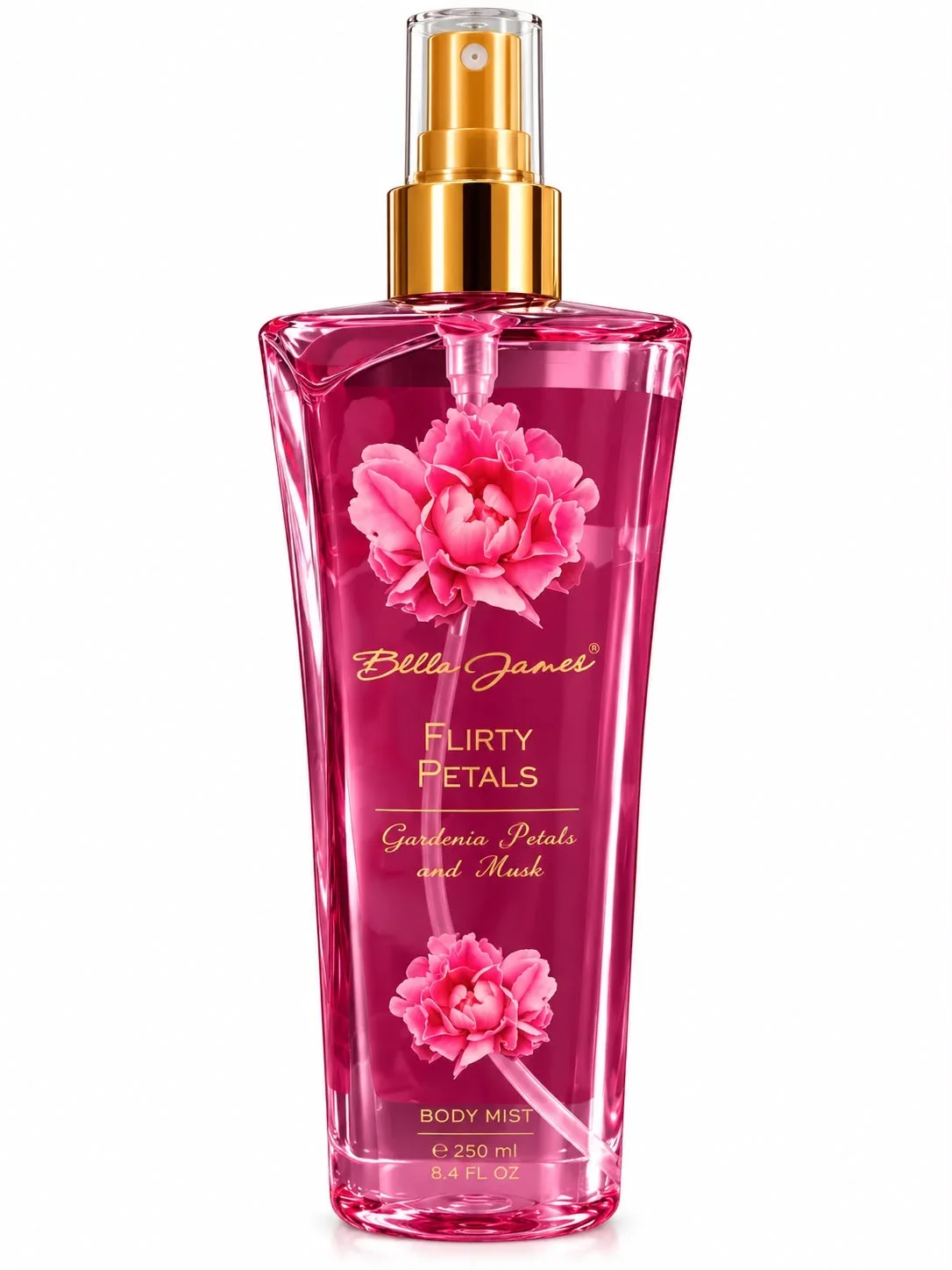 BODY MIST ELLA JAMES FLIRTY PETALS W 8.5 OZ