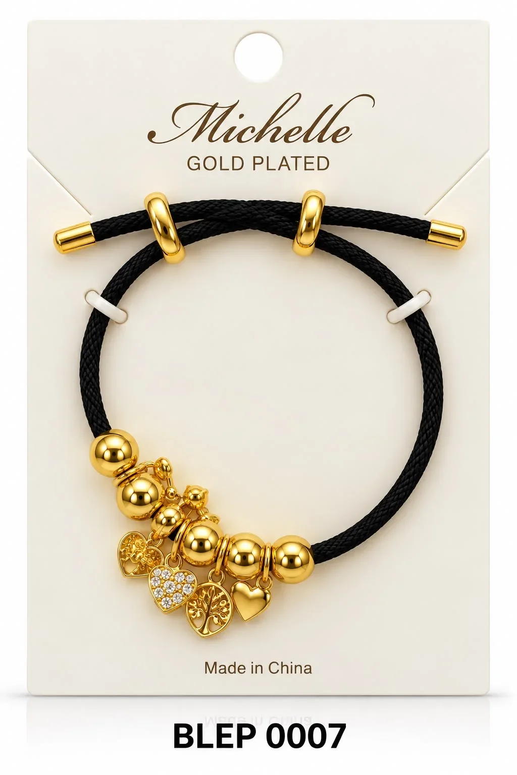 BRAZALETE STAINLESS STEEL GOLD BLEP0006