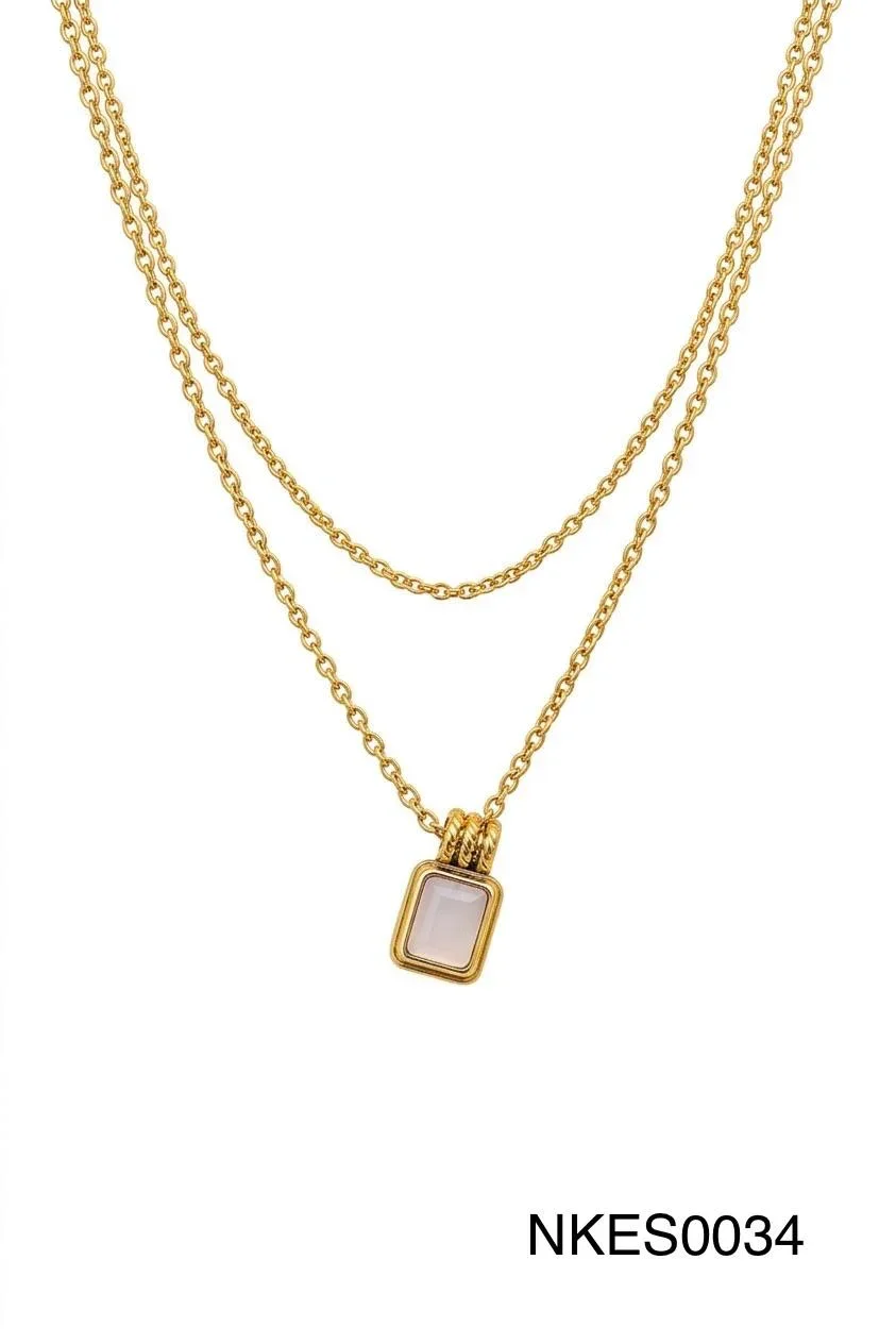 NECKLACE STAINLESS STEEL NKES0034