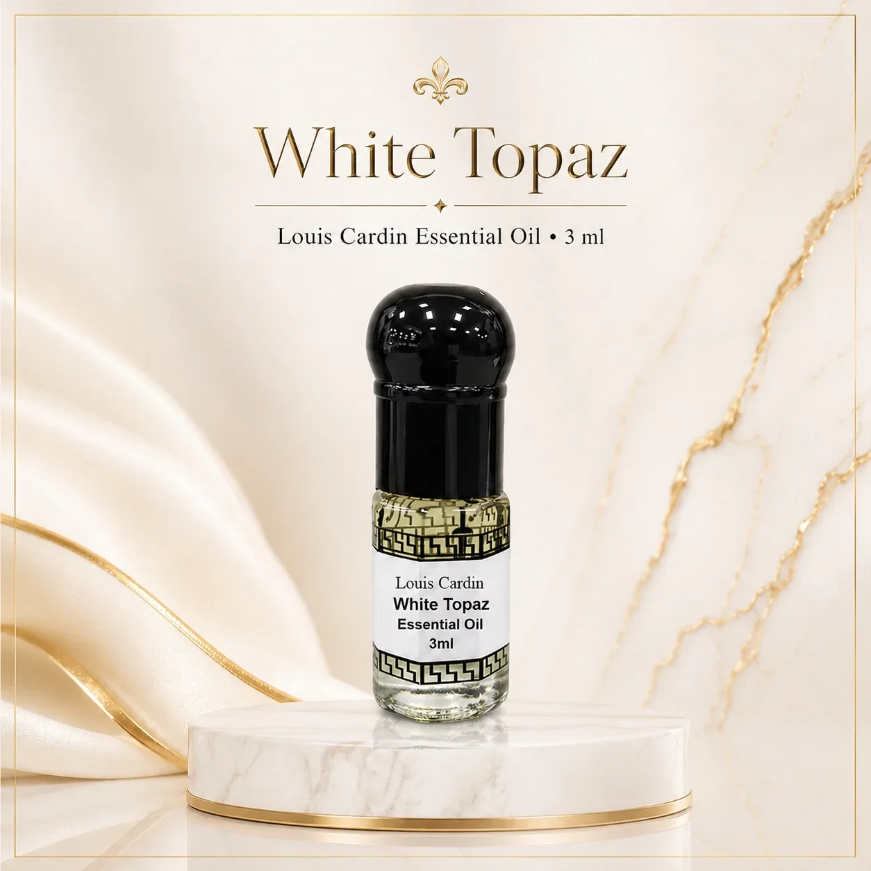 Louis Cardin White Topaz Femme Essential Oil Roll-on 3ml
