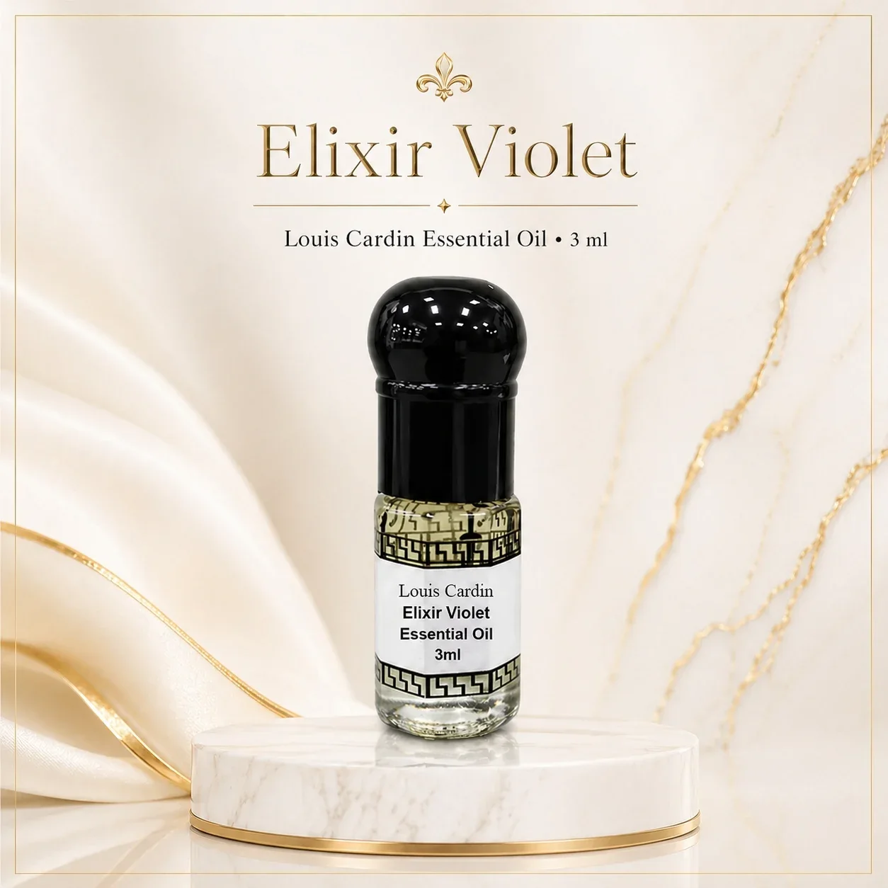Louis Cardin Elixir Violet Femme Essential Oil Roll-on 3ml