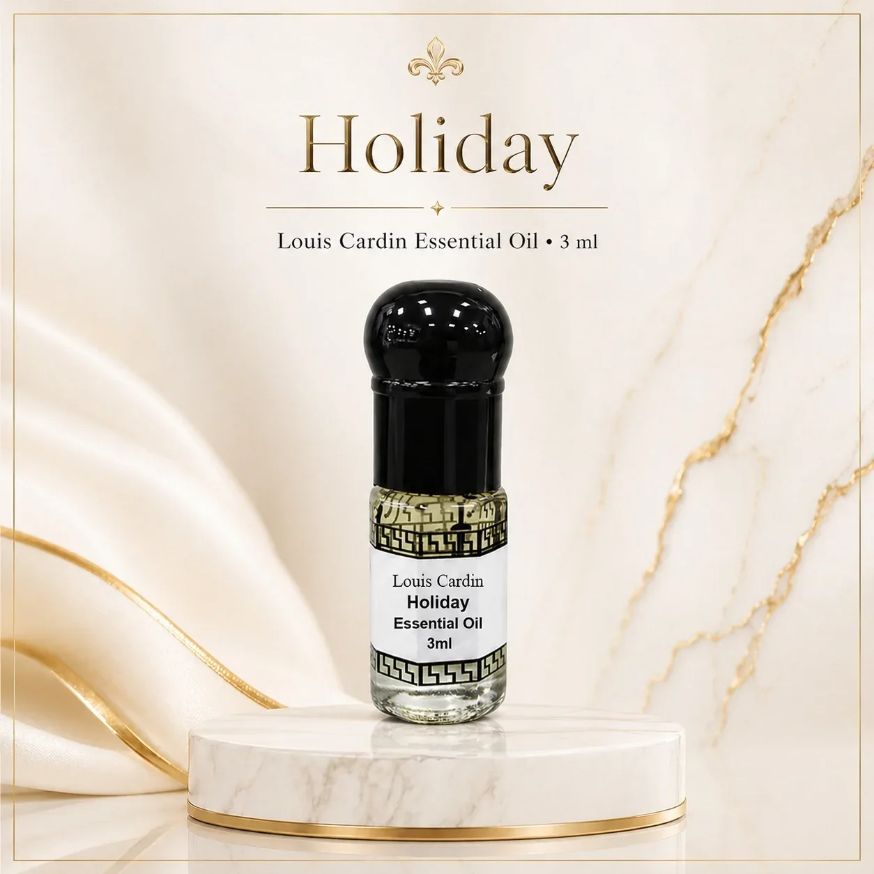 Louis Cardin Holiday Homme Essential Oil Roll-on 3ml
