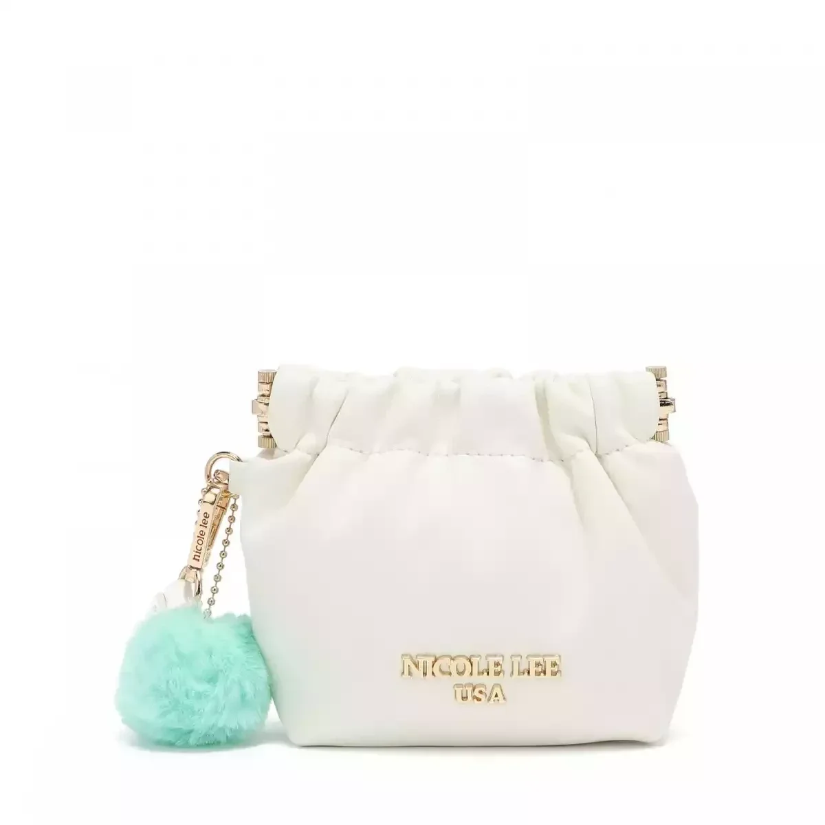 NICOLE LEE MINI PURSE WRISTLET 7401 WHITE