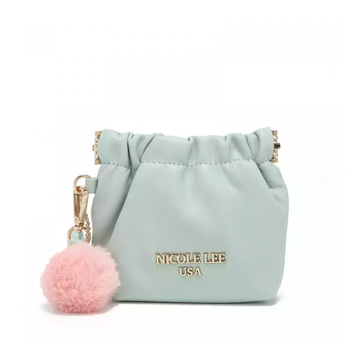 NICOLE LEE MINI PURSE WRISTLET 7401 SOFT MINT