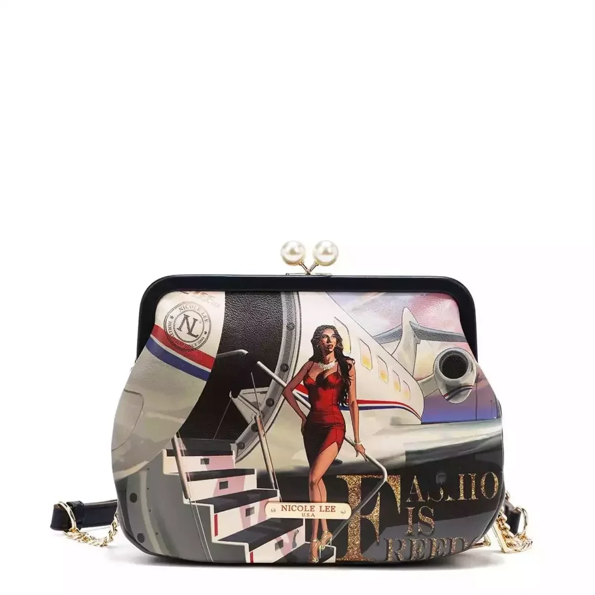 CARTERA NICOLE LEE CROSSBODY 16503 TRAVEL IN FSH