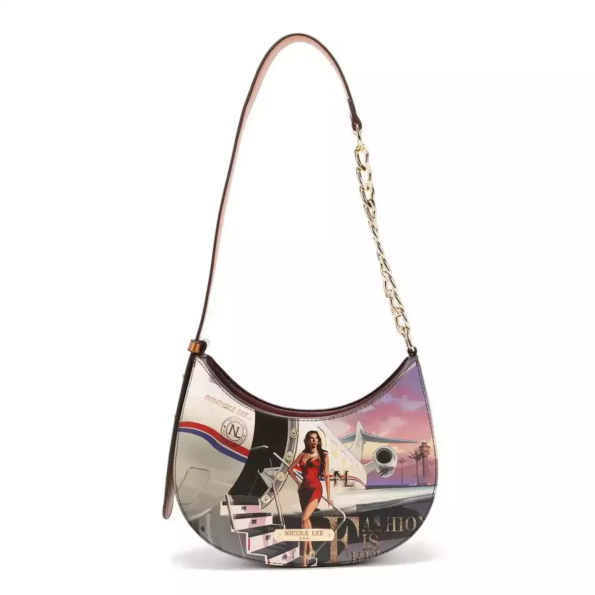 CARTERA NICOLE LEE CHAIN SHOULDER BAG 16497 TRAVEL IN FSH