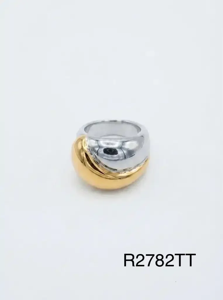RING STAINLESS STEEL R2782T TWO TONE