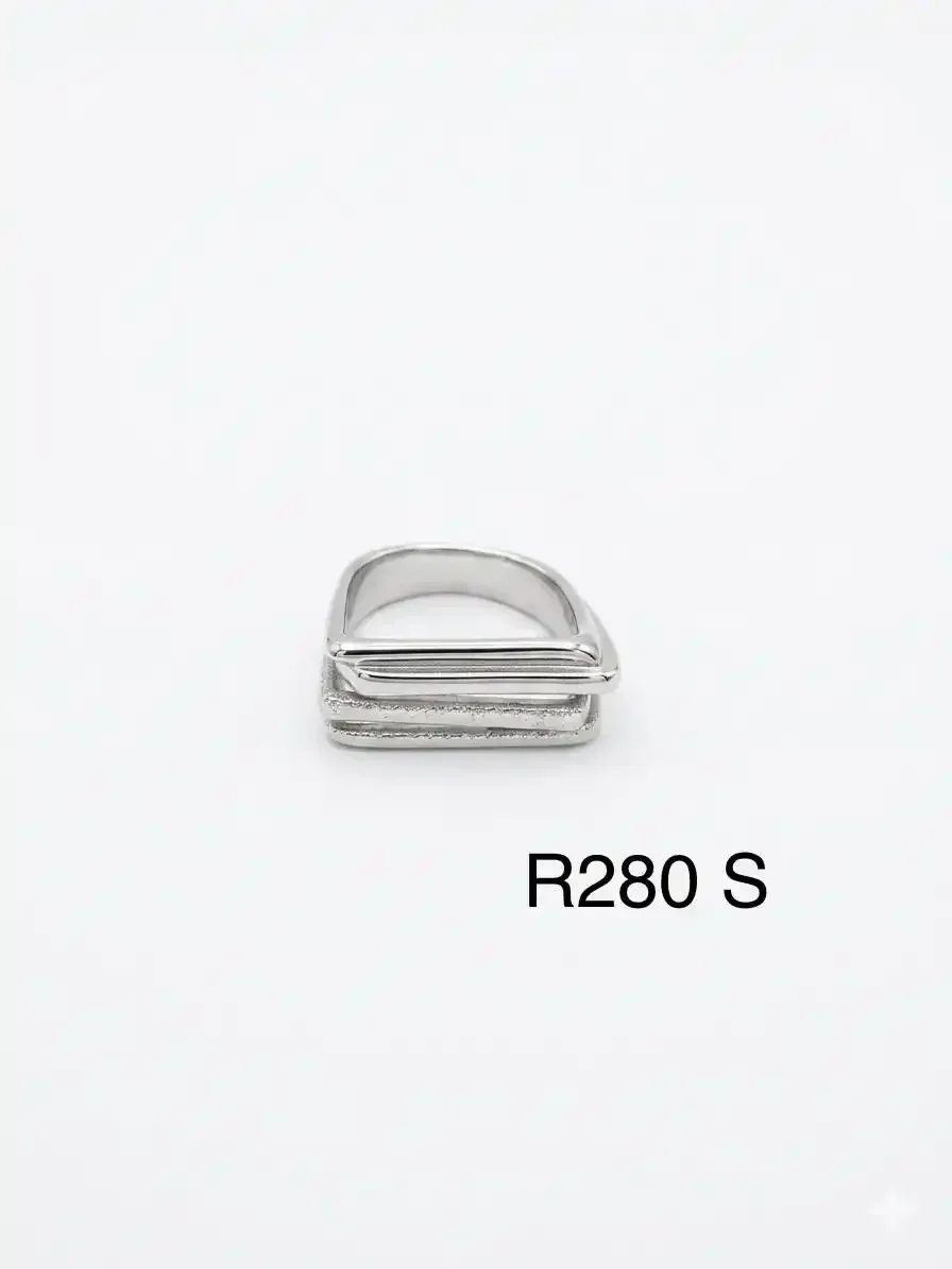RING STAINLESS STEEL R280 SILVER