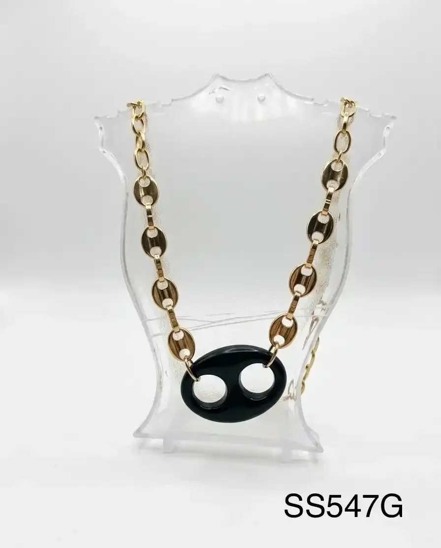 BRAZALETE STAINLESS STEEL GOLD SS547