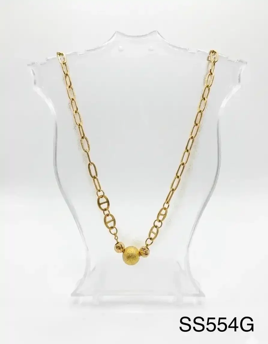 STAINLESS STEEL BRAZALETE GOLD SS554