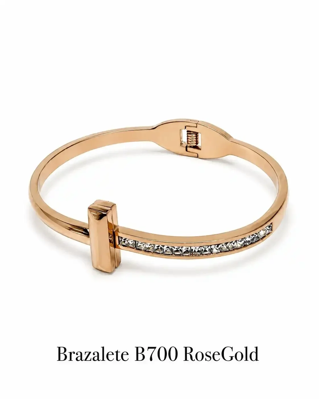 STAINLESS STEEL BRAZALETE ROSEGOLD B700