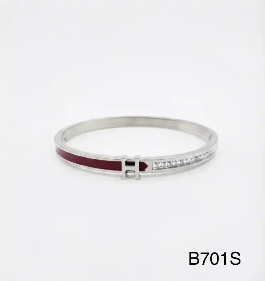STAINLESS STEEL BRAZALETE SILVER B701