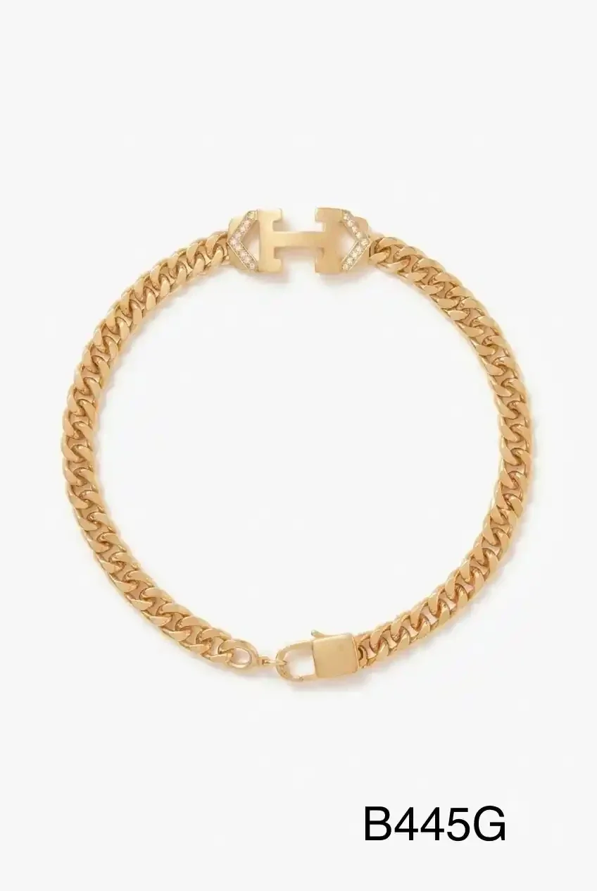 BRAZALETE STAINLESS STEEL GOLD B445