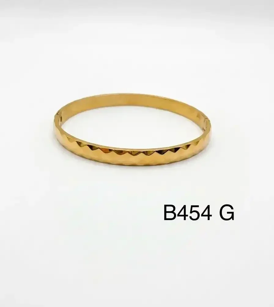 STAINLESS STEEL BRAZALETE B454 GOLD