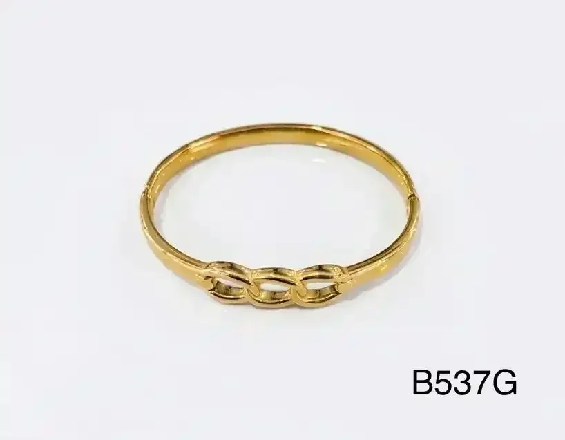 STAINLESS STEEL BRAZALETE GOLD B537
